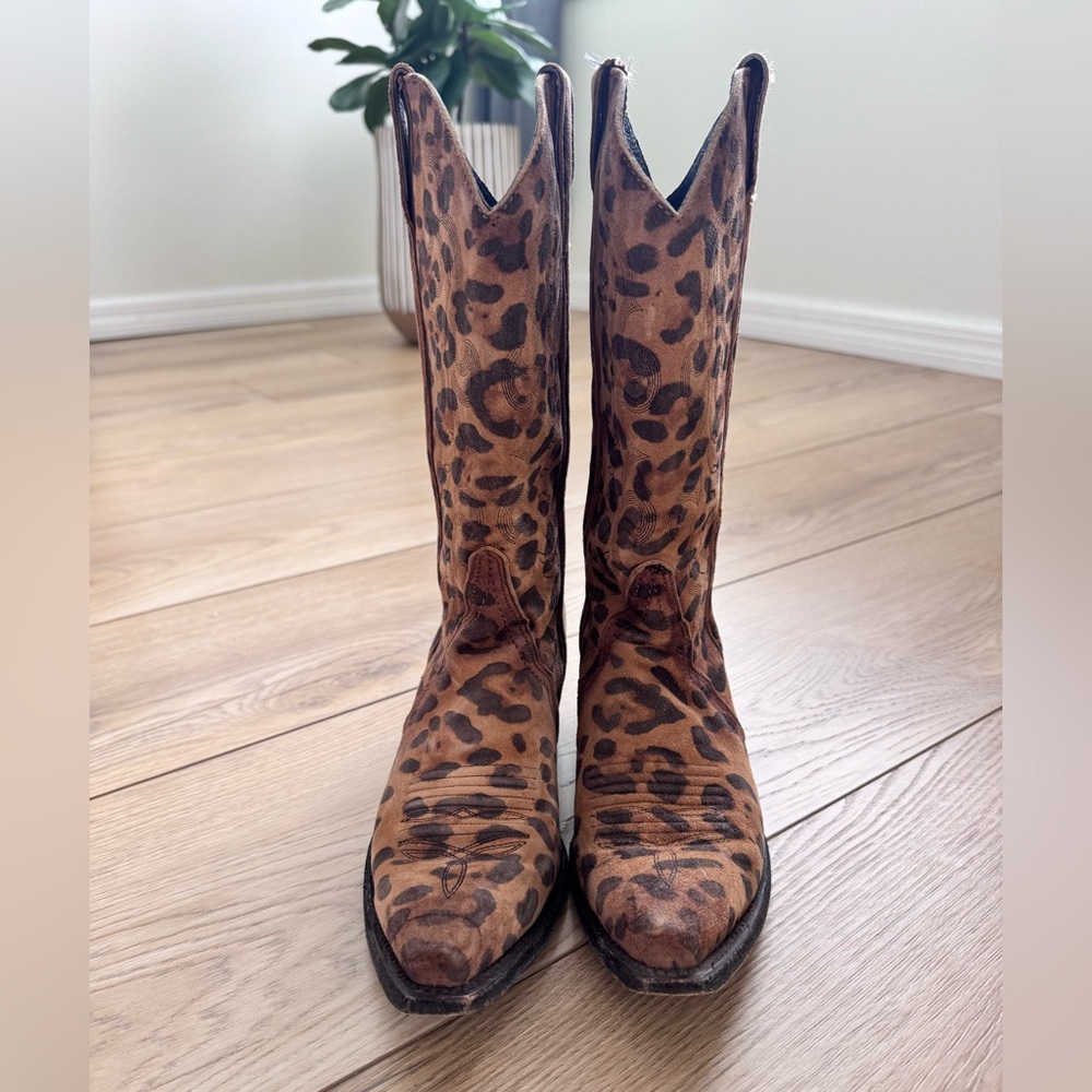 Cavenders Leopard Cowboy Boots